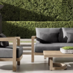 Ensemble de jardin en bois de teck élégant
