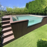 Piscine Préfabriquée en Fibre de Verre pour Conteneur d'Expédition