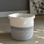 Panier de Rangement en Corde de Coton - Pot de Fleurs Suspendu