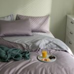 Draps en soie double face pour l'été