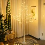 Lumières d'Arbre LED de Noël - Décoration en Écorce