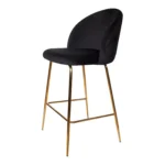 tabouret de bar moderne en métal, style luxe