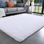 Tapis shaggy luxe, doux et moelleux, pour salon et chambre
