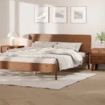 Lit double en bois pour adultes